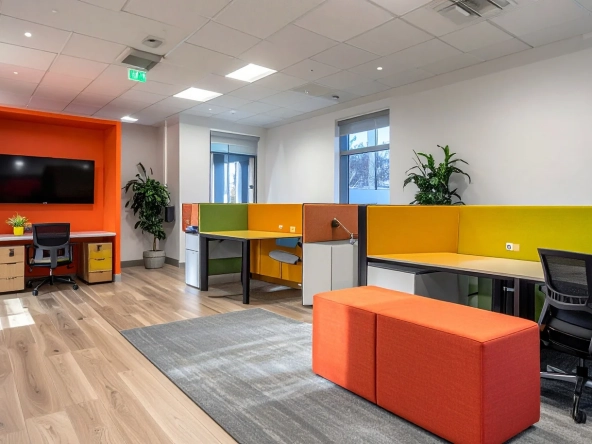 Office space colored